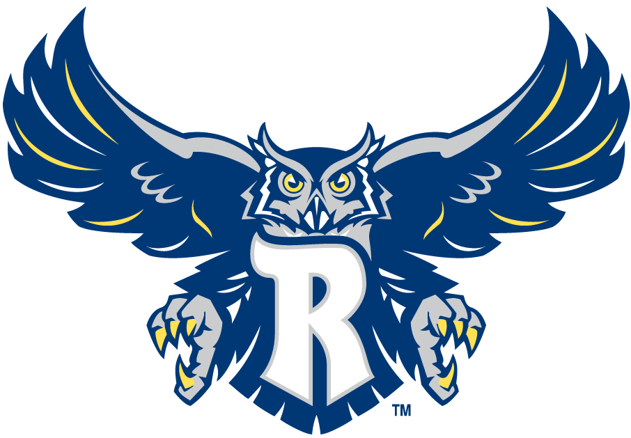 Rice Owls 1997-2009 Secondary Logo iron on paper